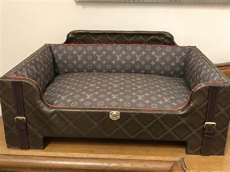 louis vuitton supreme dog bed|Louis Vuitton dog accessories.